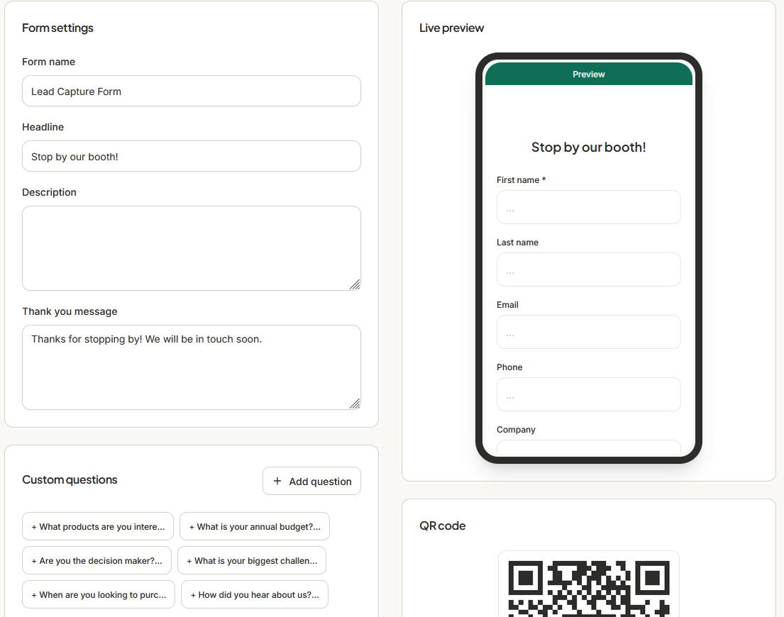 Boothlyo the problem with paper lead forms — trade show lead capture software